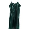 Dámské smaragdové saténové šaty / CIDER  / XXXXL (52) / UK 24  ANGLIE