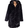 Dámský černý kožíškový kabátek / NEW LOOK / XXXL (50/52+) / UK 22 / ANGLIE