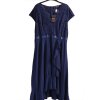 Dámské tmavě modré šaty s krajkou  / MUSOL  / XXXL (48/50) / UK 20/22 / ANGLIE