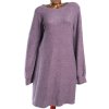 Dámské fialovo-šedé melírované svetrové šaty / YOURS / XXXXL (54-56) / UK 26/28  / ANGLIE 26