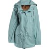 Dámská tyrkysová bunda s kapucí, voděodolná - ZNAČKOVÁ, TRADIČN ANGLICKÁ ZNAČKA  / MAINE / XXXL (50/52) / UK 22  ANGLIE