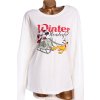 Dámské krémové triko/mikina s vánočním motivem MICKEY MOUSE /  DISNEY/ XXL (50/52) / UK 20/22 / ANGLIE