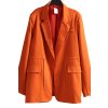 Dámské oranžovo-hnědé sako  / PRETTY LITTLE THING / XXXL (50/52) / UK 22 / ANGLIE