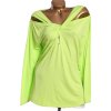 Dámská limetková halenka / SIMPLY BE / XXXXL (56) / UK 28 /  ANGLIE