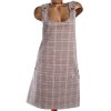 Dámské černo-hnědé kostkované šaty NA ROLÁK, HALENKU / GEORGE / XXXXL (52) / UK 24 / ANGLIE