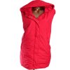 Dámská červená prošívaná  vesta s kapucí  /  BPC / XXXXL (54-56) / UK 28 / ANGLIE