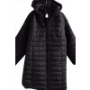 Dámský černý  prošívaný kabát / s kapucí / NEW LOOK / XXXXL (54) / UK 26 /  ANGLIE