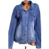 Dámská modrá džínová bunda / BOOHOO / XXXL (50) / UK 22 /  ANGLIE