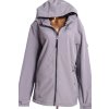 Dámská softshellová šedá bunda s kapucí  / TOG 24 / XXXXL (52) / UK 24 /  ANGLIE