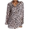 Dámská saténová černo-  hnědá košile s leopardím vzorem  / FRIENDS LIKE THESE...  / XXXL (48/50/52+) / UK 20 / ANGLIE