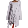Dámské světle šedé šaty / DIVERSE  / XXXXL (52/54) / UK 24/26 / ANGLIE