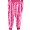 Dámské růžové teplé pyžamo s leopardím vzorem / STUDIO / XXXL (52/54) / UK 24/26 / ANGLIE