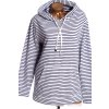 Dámská modro-bílá pruhovaná mikina  / TU / XXXXL (52) / UK 24/ ANGLIE