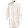 Dámské bílé rolákové svetrové šaty  /  XXL (46/48) / UK 18/20 / ANGLIE
