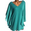 Dámská  zelená halenka s motýlovými rukávy / BY VERY / XXXL (50) / UK 22 / ANGLIE