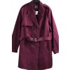 Dámský kvalitní vínový kabát / OUTWEAR / XXXL (50) / UK 22 / ANGLIE