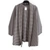Dámský bílo-černý pruhovaný přehoz / GEORGE / XXXL (50) / UK 22 / ANGLIE