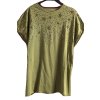Dámská  zelená halenka s flitry a hvězdami / XXXL (50) / UK 22 / ANGLIE