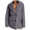 Dámský černo-bílý kostkovaný kvalitní  kabátek / Marks & Spencer /XXXL (48/50) /  UK 22 / ANGLIE