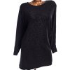 Dámská černá třpytivá tunika / ZUPPE / XXXL+ (50) / UK 22 / ANGLIE