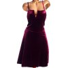 Dámské vínové semišové šaty / NEW LOOK  / XXXXL (54) / UK 26 / ANGLIE