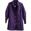 Dámská fialová prošívaná bunda /LANDS END  / XXXL (46/48) / UK 18/20 / ANGLIE