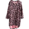 Dámské hnědo-černé zimní šaty s leopardím vzorem  / FASHION / XXXL (50/52) / UK 22/24 / ANGLIE