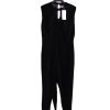 Dámský sametový značkový  černý overal / PER UNA / XXXXL (50/52) / UK 24 / ANGLIE