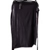Dámská koženková  černá sukně / LIMITED / XXXXL (54) / UK (26)  / ANGLIE