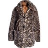 Dámská kožíšková bunda s leopardém vzorem / Marks & Spencer/ XXXXL (50/52+) / UK 22 / ANGLIE