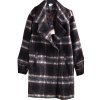 Dámský černo-hnědo-bílo-šedý kostkovaný kabátek / NEXT / XXXL (48/50) / UK 20  / ANGLIE