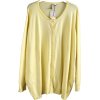Dámský žlutý propínací svetřík / CAPSULE / XXXXL+ (60/62) / UK32/34 / ANGLIE