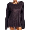 Dámský černý třpytivý svetřík / ATMOSPHERE / XXXL (48) / UK (20) / ANGLIE