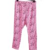 Dámské růžové pyžamo s leopardím vzorem /  PRETTY SECRETS / XXXL (60/62) / UK 32/34 ANGLIE