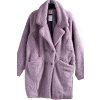 Dámský fialový plyšový kabát / TU / XXXXL (52/54) / UK 24  / ANGLIE