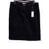 Dámská černá manšestrová sukně / GEORGE / XXXL (48) / UK 20 / ANGLIE