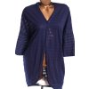 Dámský tmavě modrý přehoz s krajkou  / GEORGE  / XXXL (46/48) / UK 18 / ANGLIE