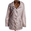 Dámská šedá lesklá bunda  s kapucí  / FUCHS SCHMITT / XXXL (48/50) / UK 20 /  ANGLIE