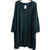 Dámká smaragdová třpytivá svetříková halenka / YOURS  / XXXL (54/56) / UK 26/28 / ANGLIE