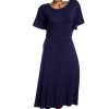 Dámské tmavě modré šaty / URBAN COCO / XXXL (48/50) / UK 20/22 / ANGLIE