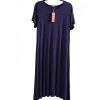 Dámské tmavě modré šaty / URBAN COCO / XXXL (48/50) / UK 20/22 / ANGLIE