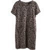 Dámské  černo-hnědo-béžové podzimní šaty s leopardím vzorem / NEXT /  XXXL (48) / UK 20 / ANGLIE