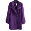 Dámský fialový kabát / XXL (46) / UK18 / ANGLIE
