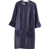 Dámské zimní modro-šedé pruhované šaty  / TU/ XXL (46) / UK 18 / ANGLIE