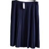 Dámská tmavomodrá plísová sukně /Marks & Spencer / XXL 50 / UK 22 / ANGLIE