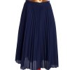 Dámská tmavomodrá plísová sukně /Marks & Spencer / XXL 50 / UK 22 / ANGLIE