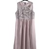 Dámské společenské šedé šaty s kamínky a flitry / BERKENTEX  / XXXL (50) / UK 22 / ANGLIE