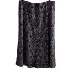 Dámská černo-bílá vzorovaná sukně / CLASSIC /  XXXL (48) / UK 20 / ANGLIE