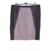 Dámská černo-bílá elegantní sukně s krajkou / BHS / XXXL (50) / ANGLIE