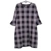 Dámské černo-bílé elastické kostkované šaty / Marks&Spencer / XXXL (50) / ANGLIE